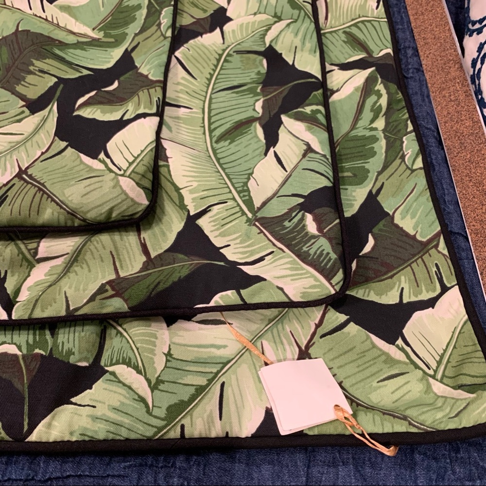 Custom sewn sunbrella European pillow covers indoor/outdoor